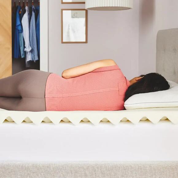 Serta Comfort Boost 2.5-Inch Memory Foam Mattress Topper Twin Open Box - Picture 6 of 6